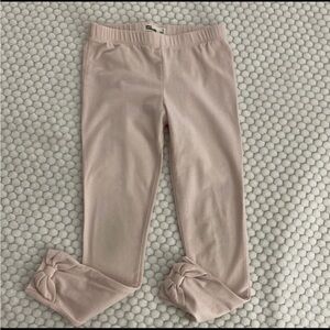 Epic Threads Girls Pink Leggings Size 5 with Bow Hem